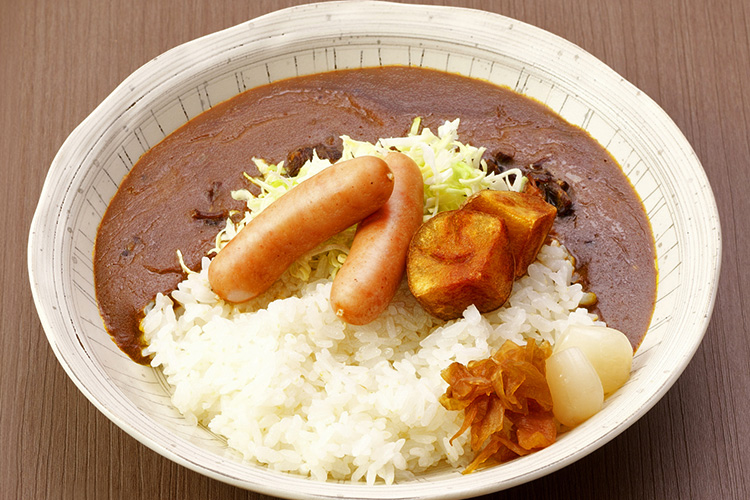 石川県産ポークウインナーカレー 道の駅のとじま レストラン